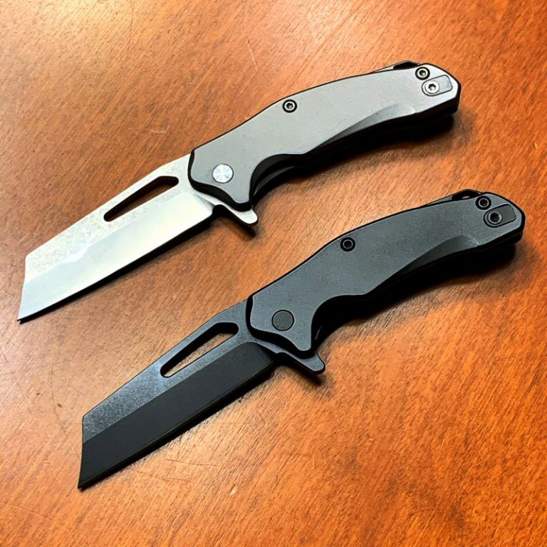 Bastion Braza Mini D2 CLEAVER - Sharp enough to slice off a finger, small enough for your pocket