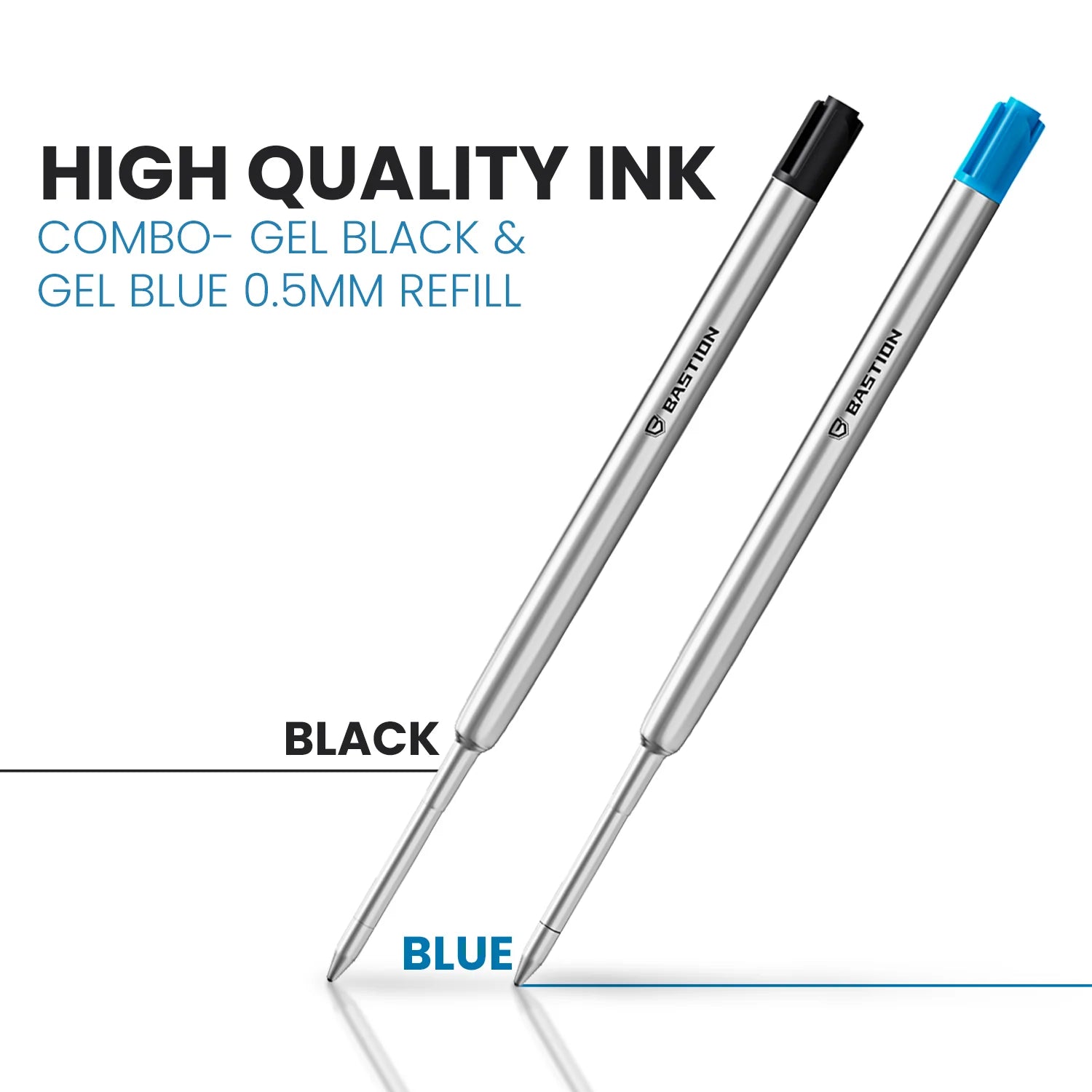 Bastion Ink Cartridge- Combo Gel Black and Blue