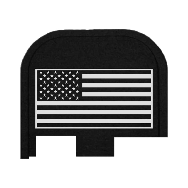 USA Flag Slide Back Plate For Glock