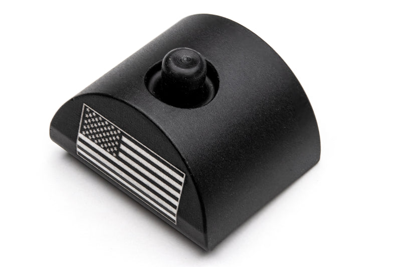 Bastion Laser Engraved Grip Plug, Fits Gen 1-3, G17, 19, 24, 31, 32, 34, 35, 37, 38 - USA Flag