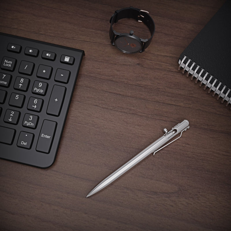 Stainless Steel - Bastion® SLIM Bolt Action Pen