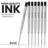 Bastion Bolt Action Pen Replacement Black Ink Cartridge