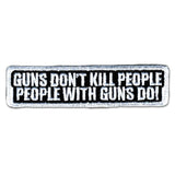 People W/ Guns - Choose Color - Embroidered Morale Patch