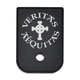 Veritas Aequitas - For Glock 9mm .40 Cal - Magazine Base Plate, Flat