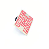 Bastion Morale Lapel Enamel Pin Whiskey Tango Foxtrot - Choose Color