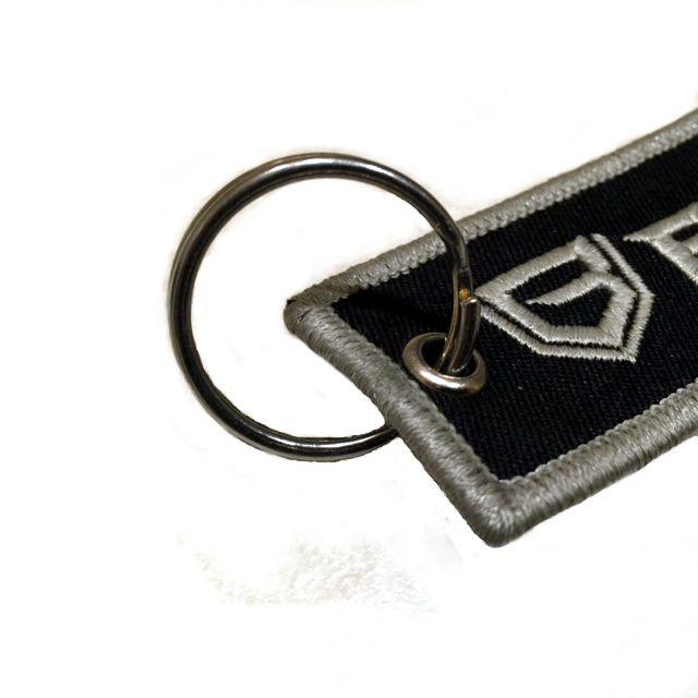 Embroidered Key Tag - Operator - Black