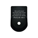Bastion Magazine Grip Extension For Glock 9mm, .40 Cal, 357 SIG, 45 GAP - Gen 1-5 - Psalm 144:1