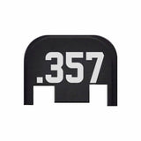 .357 Cal Number - For Glock Models 17-41 & 45 - Rear Slide Back Plates