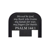 Psalms 144:1 Slide Back Plate For Glock
