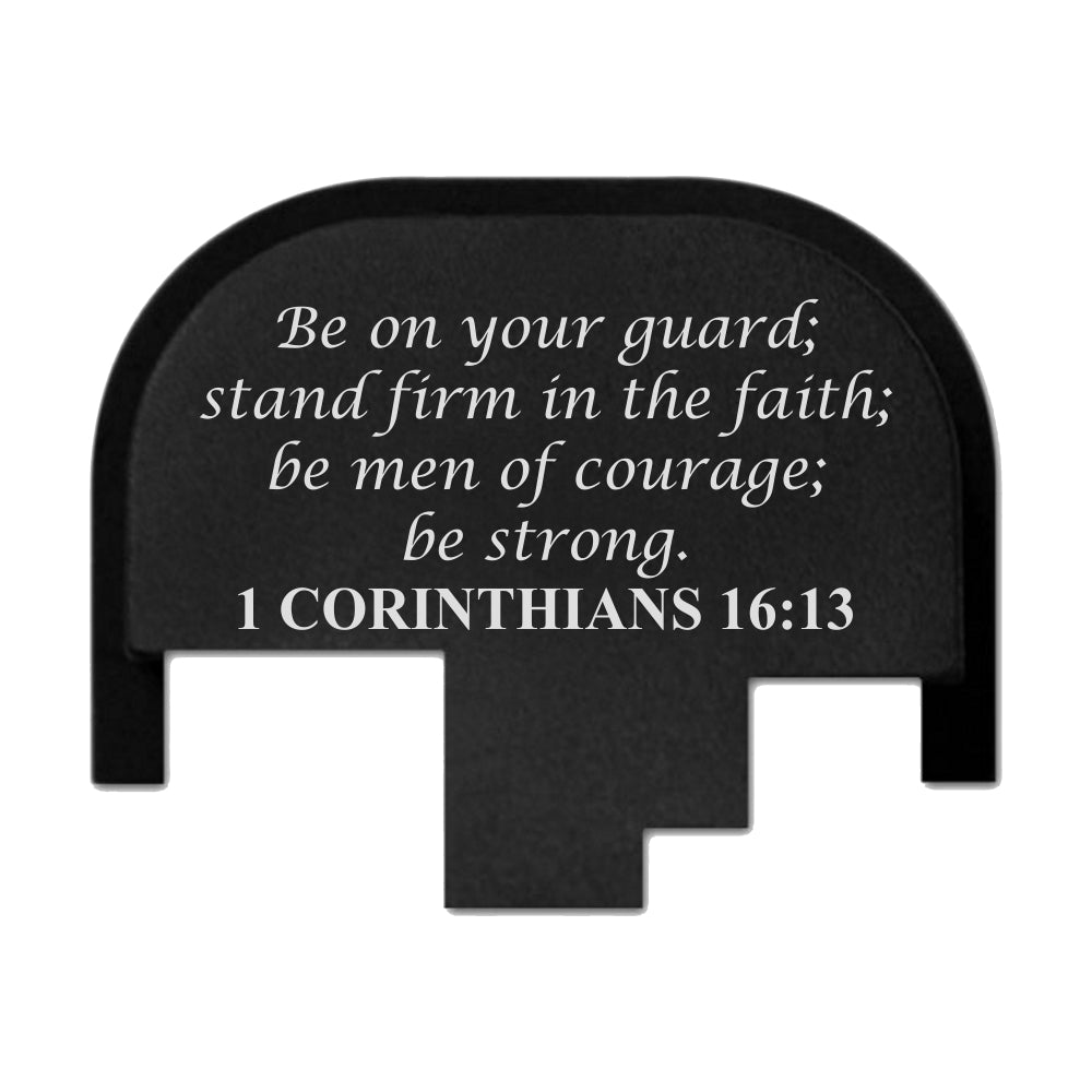 Corinthians 16:13 - FULL SIZE S&W M&P9/40/45 M2.0 - Rear Slide Back Plate
