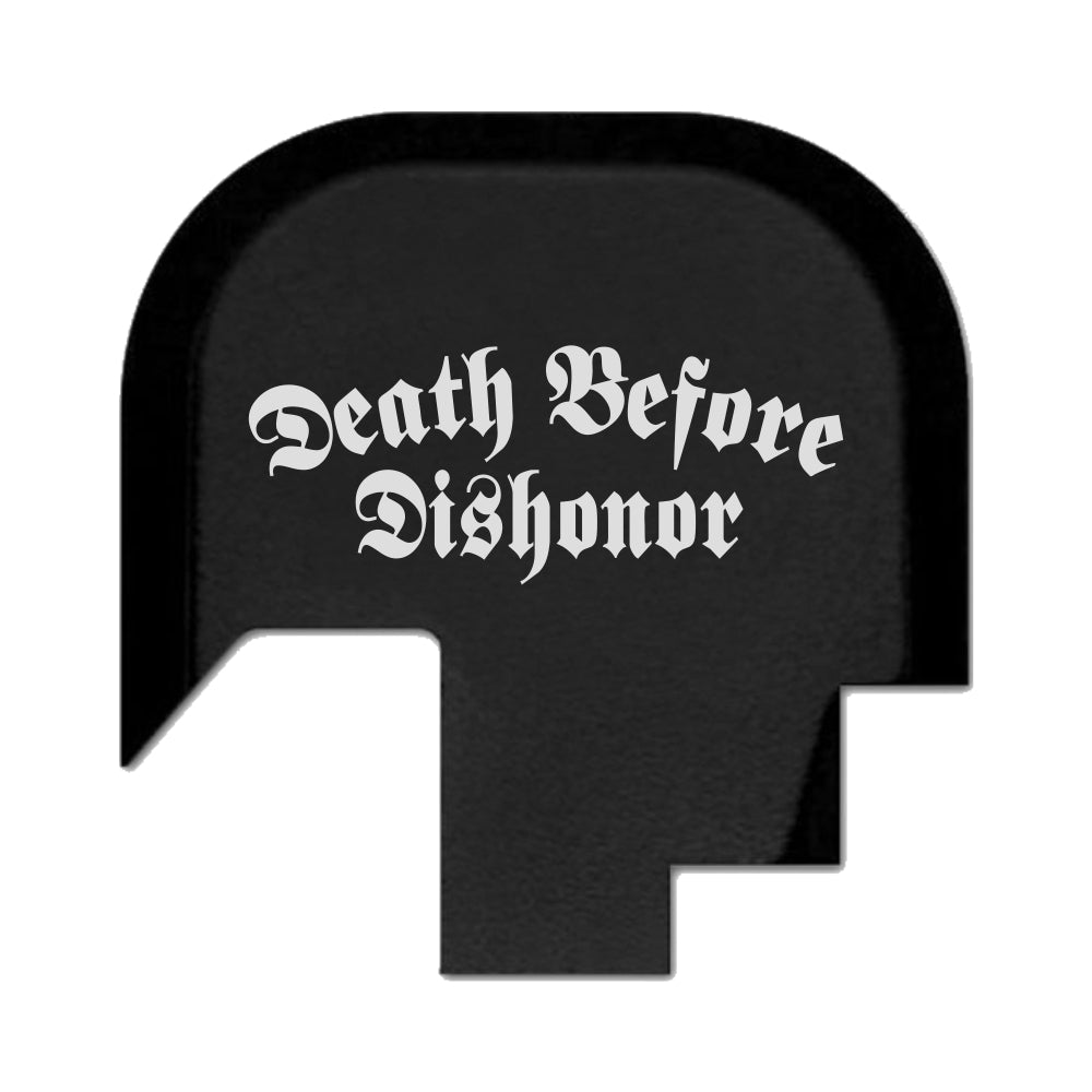 Death Before Dishonor - SHIELD S&W M&P9/40 M2.0 Micro-compact - Rear Slide Back Plate