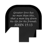 John 15:13 - SHIELD S&W M&P9/40 M2.0 Micro-compact - Rear Slide Back Plate