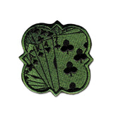 Rifle Card Hand - Choose Color - Embroidered Morale Patch