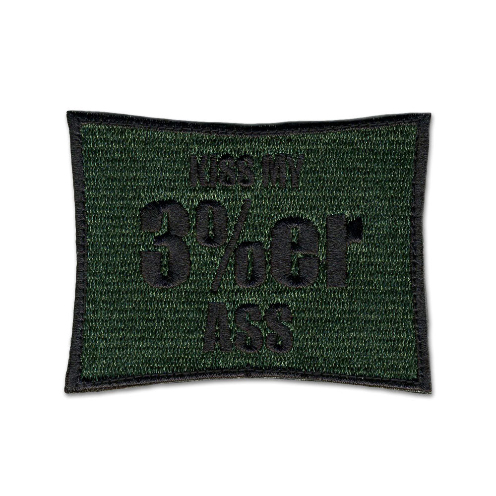 Kiss My 3% Ass - Choose Color - Embroidered Morale Patch
