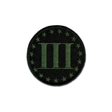 Betsy Ross 3% - Choose Color - Embroidered Morale Patch