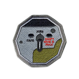 Don't Give A Fuck Switch - Choose Color - Embroidered Morale Patch