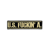 US Fuckin' A - Choose Color - Embroidered Morale Patch