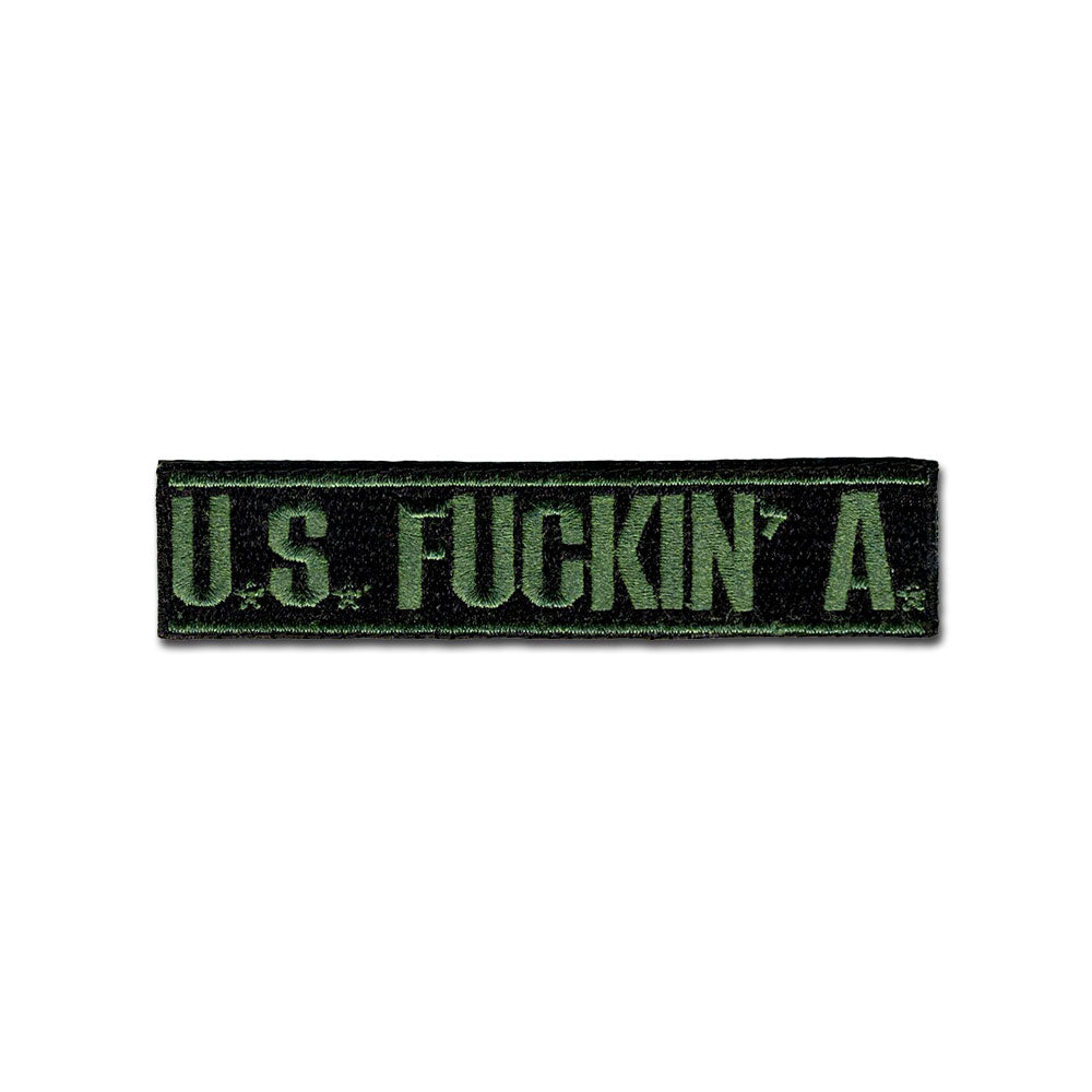 US Fuckin' A - Choose Color - Embroidered Morale Patch