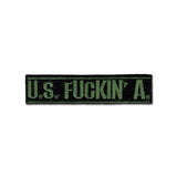 US Fuckin' A - Choose Color - Embroidered Morale Patch