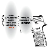 Molon Labe Slide Back Plate For Sig Sauer P320 9mm/357SIG/40Cal