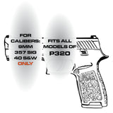 Molon Labe Text Slide Back Plate For Sig Sauer P320 9mm/357SIG/40Cal