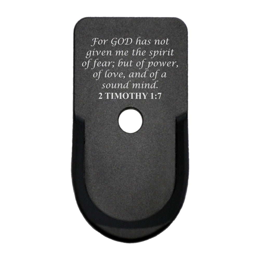 2 Timothy 1:7 Magazine Base Plate For Springfield
