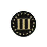 Betsy Ross 3% - Choose Color - Embroidered Morale Patch